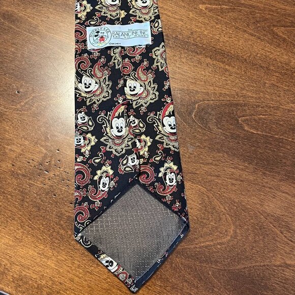 Disney vintage Balancine mickey mouse tie necktie - Picture 3 of 5